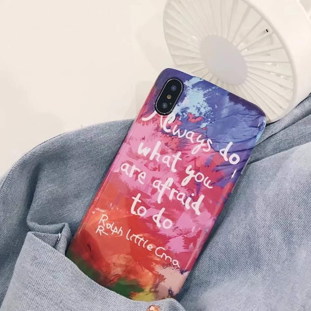 iPhone XS/7/8/+❤️️Do what you're afraid do case - Picture 3 of 7